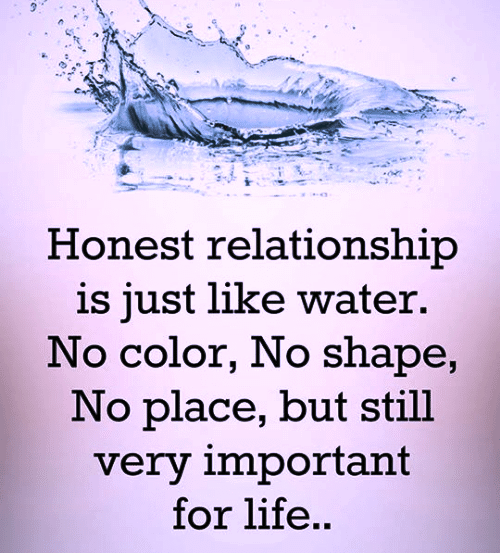 Honesty of relationship importance the in a Why is